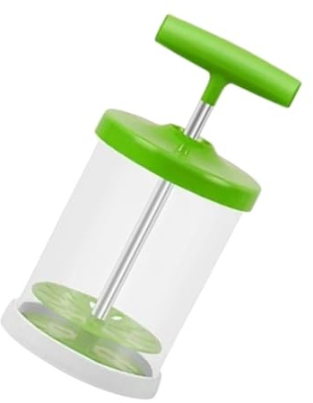 KOCKSHION Mousseur à Lait Manuel Vert, Mixeur Batteur Portable en Matériau Résistant la Chaleur, pour Usage Domestique et Préparation de Cappuccino, Outil Pratique Cuisine et Pâtisserie