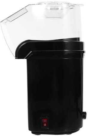 ABOOFAN Máquina De Palomitas De Maíz Eléctrica Popcorn Maker Automático Compacto Sin Para Cocinas y Fiestas Incluye Tazas Medidoras Diseño y Práctico