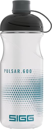 Sigg - Fahrrad Trinkflasche - Pulsar - Quetschbar - Spülmaschinenfest - Federleicht - Auslaufsicher - BPA-frei - Sport und Fahrrad Zubehör - 0,6L - 0,75L