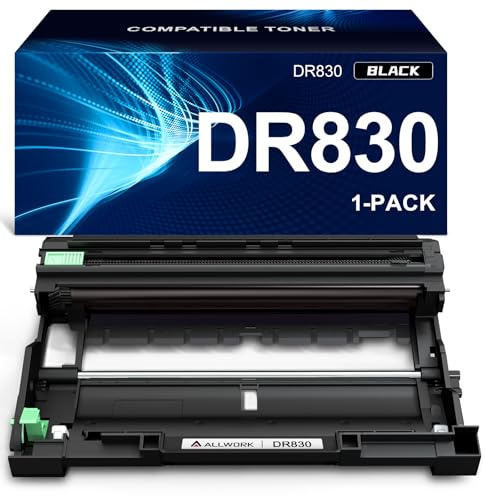 Compatible DR830 Drum Unit (Not Toner) Replacement for Brother DR830 DR-830 Drum Unit to use with DCP-L2640DW MFC-L2820DW HL-L2460DW HL-L2480DW HL-L2400D HL-L2405W Printer