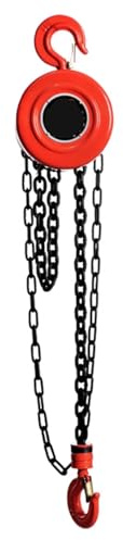 Hand Chain Hoist, 1 Ton Capacity Chain Block, 9.8/19.6ft Lift Manual Hand Chain Block, Manual Hoist W/industrial-grade Steel Construction For Lifting Good In Transport & Workshop