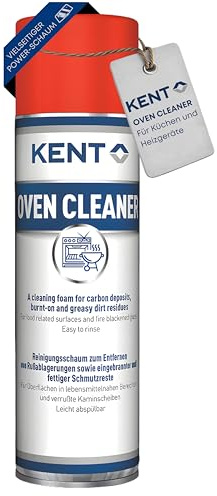 KENT Ofenreiniger & Oven Cleaner – Schaumreiniger für Rußablagerungen, eingebrannte und fettige Schmutzrückstände - Grillreiniger