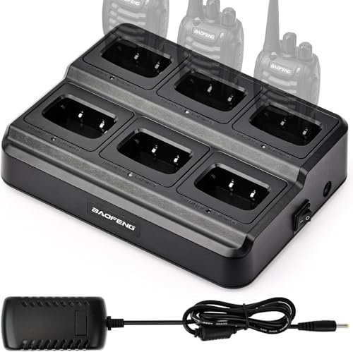 BAOFENG 888S - Caricatore multiplo per BF-888S, H-777, BF-88ST e 88E walkie-talkie e batterie, 1 pezzo