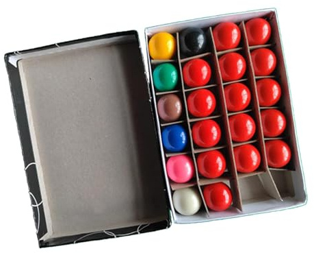 MotiveTech 22 Pezzi Mini Biliardo Palline Set Completo Tavolo Snooker Palline Resina Adatto Bambini Decorazione Regalo, 25mm