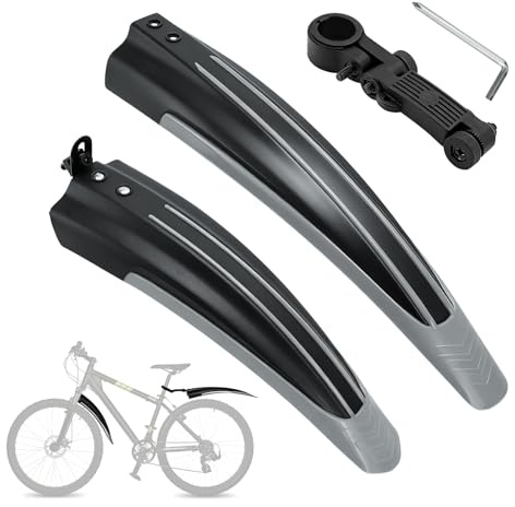 FAELNK Universels Garde-Boue pour Vélos de 20 à 26 Pouces Avant et Arrière