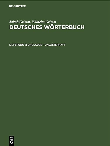 Unglaube – Unlasterhaft: DE (Deutsches Wörterbuch)