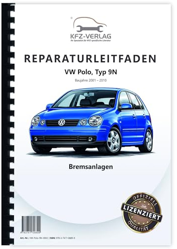 VW Polo 4 Typ 9N 2001-2010 Bremsanlagen Bremsen System Reparaturanleitung