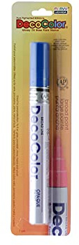 DecoColor Broad Glossy Oil-Based Paint Marker - Blue