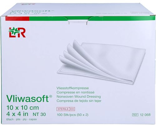 Vliwasoft Vlieskompressen 10x10 cm Steril 6l.CPC