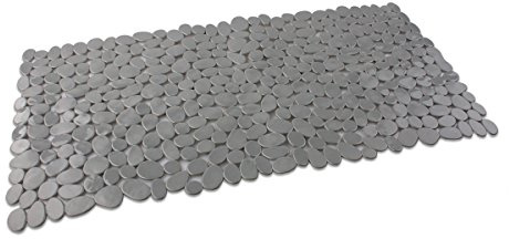 BriTools Alfombra Antideslizante Piedras, Gris, 40 x 88 cm