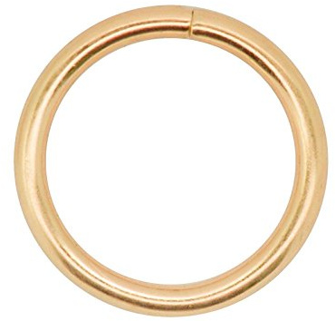 10 stabile Metallringe Rundringe O-Ringe Gurt-Ringe, Größen-/Farbwahl