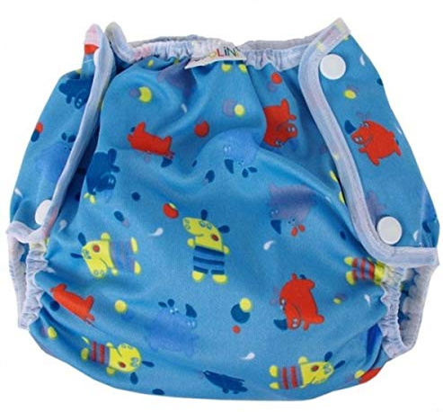 Popolini Vento, atmungsaktive Überhose (Hippo, S = 3-6 kg)