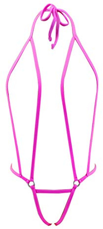 SHERRYLO Micro bikiniset, olika stilar, extrema bikinis, sexig, mini, g-string och stringbaddräkt, snygg baddräkt, Rosa, en storlek