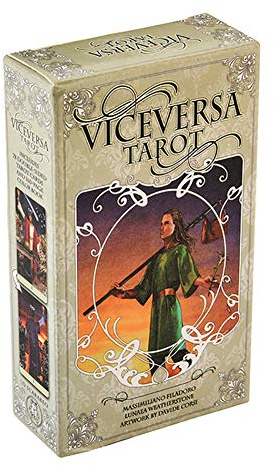 78pcs Vice Versa Tarot Kit Tarot-Karten-Oracle-Plattform Brettspiele für Familien-Feiertags-Party-Spielkarten Englisch Tarot-Spiel-Karte