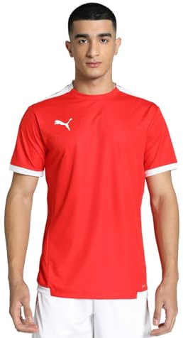 Puma Herren Teamliga Striped Jersey Shirt (1er Pack)