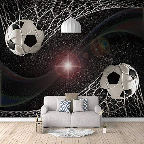 Fotomurales Fútbol estrella 200x140cm Decoración de Pared decorativos Murales moderna de Papel Pintado Sala Living Oficina Dormitorio