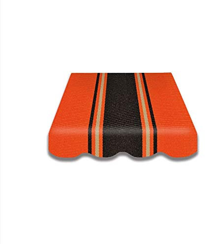 VANA Markisenbespannung mit Volant für 5 m Markisen mit dem Markisentuch der Farbe SPD071 Maß 4,82 x 3,5 Meter.