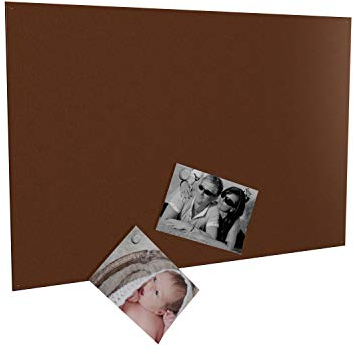 Magnettafel Magnetwand (verschiedene Größen und Farben) inklusive 10 Magnete - Made in Germany (40 x 60 cm, rost)