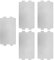 Jagowa 5PCS Microwave Oven Mica Plate Waveguide Cover Mica Sheet Replacement Repairing Microwave Accessory