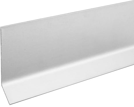 Sockelleiste | Aluminium | Silber | Breite 20 mm | Höhe 60 mm | Länge 2500 mm | Materialstärke 1 mm | Selbstklebend | Fußleiste | 1 Stück