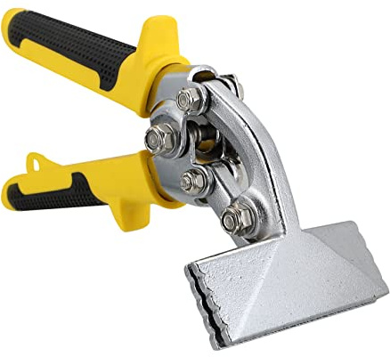 Veemoon Handfalzwerkzeug Multifunktionales Metallplatten Faltwerkzeug mit Ergonomischem Griff aus Stahl und Kunststoff