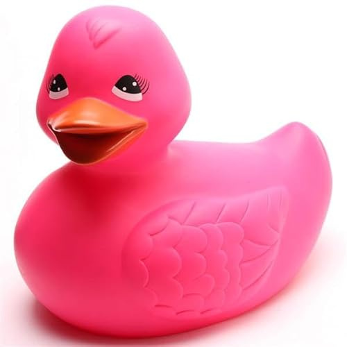 Duckshop I Badeente XXL Maja - pink I Quietscheentchen I Quietscheente I Geschenk für Freunde I Präsent für Sammler