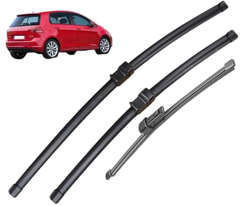 Scheibenwischer vorne & Heckwischerblätter für VW Golf Plus 521 2009–2014, 28+28+14 Wischerblätter reinigen