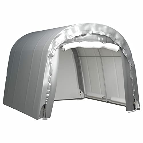 BaraSh Lagerzelt 300x300 cm Stahl Grau Carport Lagerzelt Garden Shelter GeräTezelt Autozelt Dachzelt üBerdachungszelt