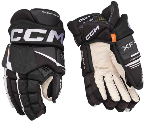 CCM Tacks XF Senior ishockeyhandskar (svart/vit, 3 cm)