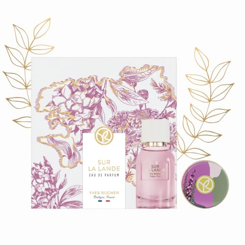 Yves Rocher Pleines Natures - Parfum Geschenkset Sur La Lande - 2-teilig | Bretonische Heide mit frischen Meeresnoten - Parfum & festes Duft-Set - Ideale Geschenkidee für Damen