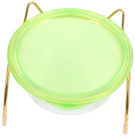 BESPORTBLE Katzenfutternapf Satz Erhöhter für Katzen Trinknapf Ergonomisches Design für Haustiere Transparentes Material mit Halschutz