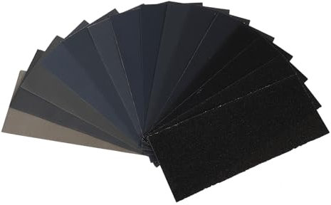 GLEAVI 45blätter Teiliges Schleifpapier-set Nass Und Trocken-schleifpapier Körnung Für Holz Auto Und Möbelpolierung Langlebig Und Einfach Zu Bedienen