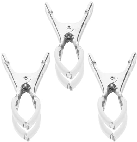 Saxophon Reparaturclip für Flöte und Klarinette, 3 Stück Edelstahl | Präzise Einkerbung bei Padwechsel, Tragbar und Leicht, Breite Nutzung für Blasinstrumente, Silber
