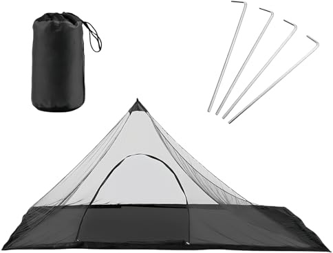 Zanzariera da campeggio pieghevole ultra leggera, facile da installare, letto da viaggio, tenda portatile