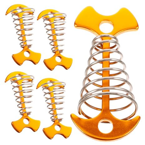 Toyvian 5stücke Federzeltspanner Aus Robuste Und Wetterfeste Seilspanner Für Outdoor-zelte Und Sonnensegel Praktisches Zubehör Für Camping Und Freizeitaktivitäten
