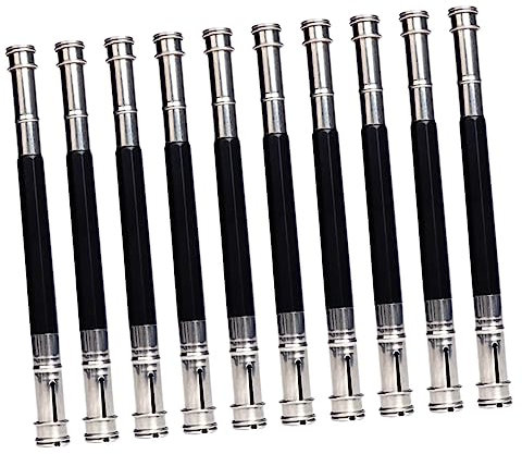 Veemoon 10pcs Pencil Lengthener for Art Double-ended Extender Holder Fits Stubby Pencils for Craft and Drawing