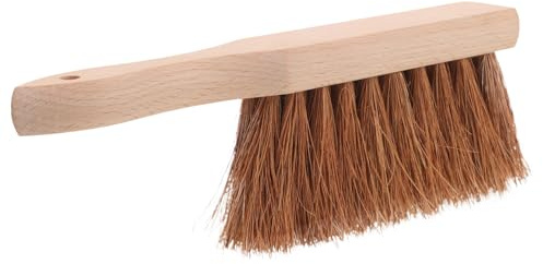 BAZEITFLOW Brosse de Nettoyage Cheminée à Manche Ergonomique Balayette Polyvalente pour Foyer Jardin et Comptoir de Cuisine Outil Résistant pour Cendres et Poussières