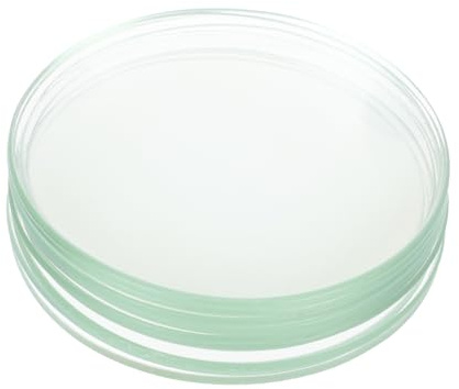 Gatuida 10 Pièces Coupelles en Verre de Montre Rondes pour Laboratoire, Verre Résistant à Haute Température, Forme Plate, pour Cours de Chimie et Expériences Scientifiques