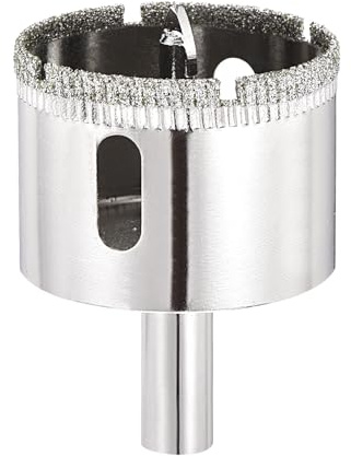 PATIKIL 1-3/4 45mm Diamond Hole Saw with Center Drill Bit for Glass | Diamond Hole Cutters Hollow Core Drill Bits for Fiberglass, Tile, Porcelain, Ceramic