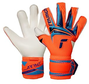 Reusch Profi Torwarthandschuhe Herren Erwachsene | extra starker Grip | optimale Passform, atmungsaktiv, für Training & Spiel, für Kunstrasen & Naturrasen, Größe 7,5-12, Attrakt Gold X Evolution