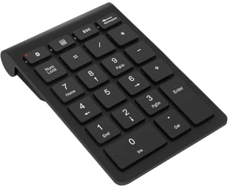 VmugDVoqb Wireless Numeric Keypad Portable 22 Number Keyboard External Number Pad Compatible With Laptop Tablet Computer