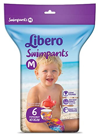 Pannolini Libero Swimpants taglia M - Confezione da 36 pezzi