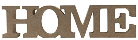 Sticker Design Shop Home Schriftzug Deko Buchstaben Schrift MDF Holz Alphabet Tischaufsteller M2
