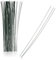com-four® 100x Floristendraht - Drahtstäbe ummantelt für Pflanzen - Steckdraht grün - Basteldraht - Bindedraht zum Modellieren und Fixieren von Pflanzen - 300 x 0,8 mm (100 Stück 300 x 0.8 mm)