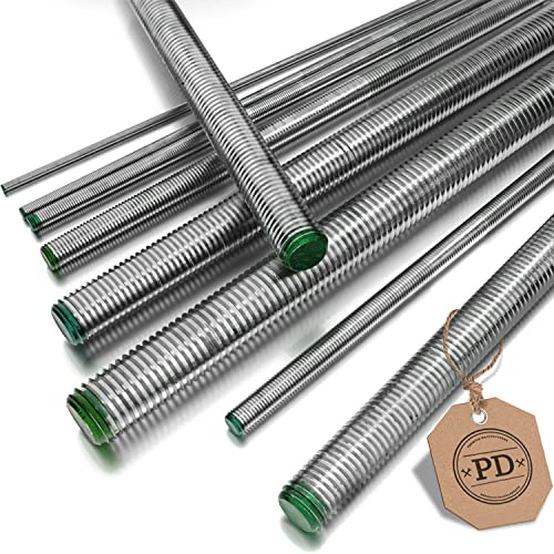 PD® Gewindestangen M4 Edelstahl A2 V2A (DIN 976) | Vollgewinde kürzbar | 1000 mm Vollgewindestange mit Standardgewinde | rostfrei & kürzbar für innen & außen | 1 Stück