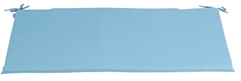 CB Home & Style Bankauflage Outdoor 120 x 40 cm Bankkissen Gartenbank Auflage wasserabweisend (Blau)