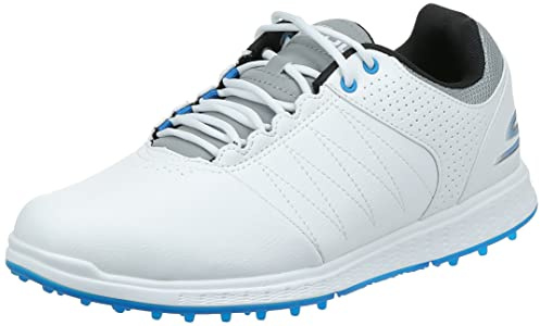 Skechers Homme Pivot Spikeless Golf Shoe Chaussure, Gris Citron, 44 EU
