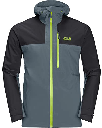 Jack Wolfskin Herren Go Hike Jacke, Storm Grey, Large