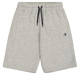 Champion Legacy Basics B - Bermuda, Pantalones Cortos Niños, Gris Claro, 15-16 años
