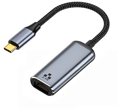 cablecc USB-C USB 3.1 Typ-C auf 2,5 Gbit/s 2500 Mbps GBE Gigabit Ethernet Netzwerk-LAN-Kabeladapter für Laptop